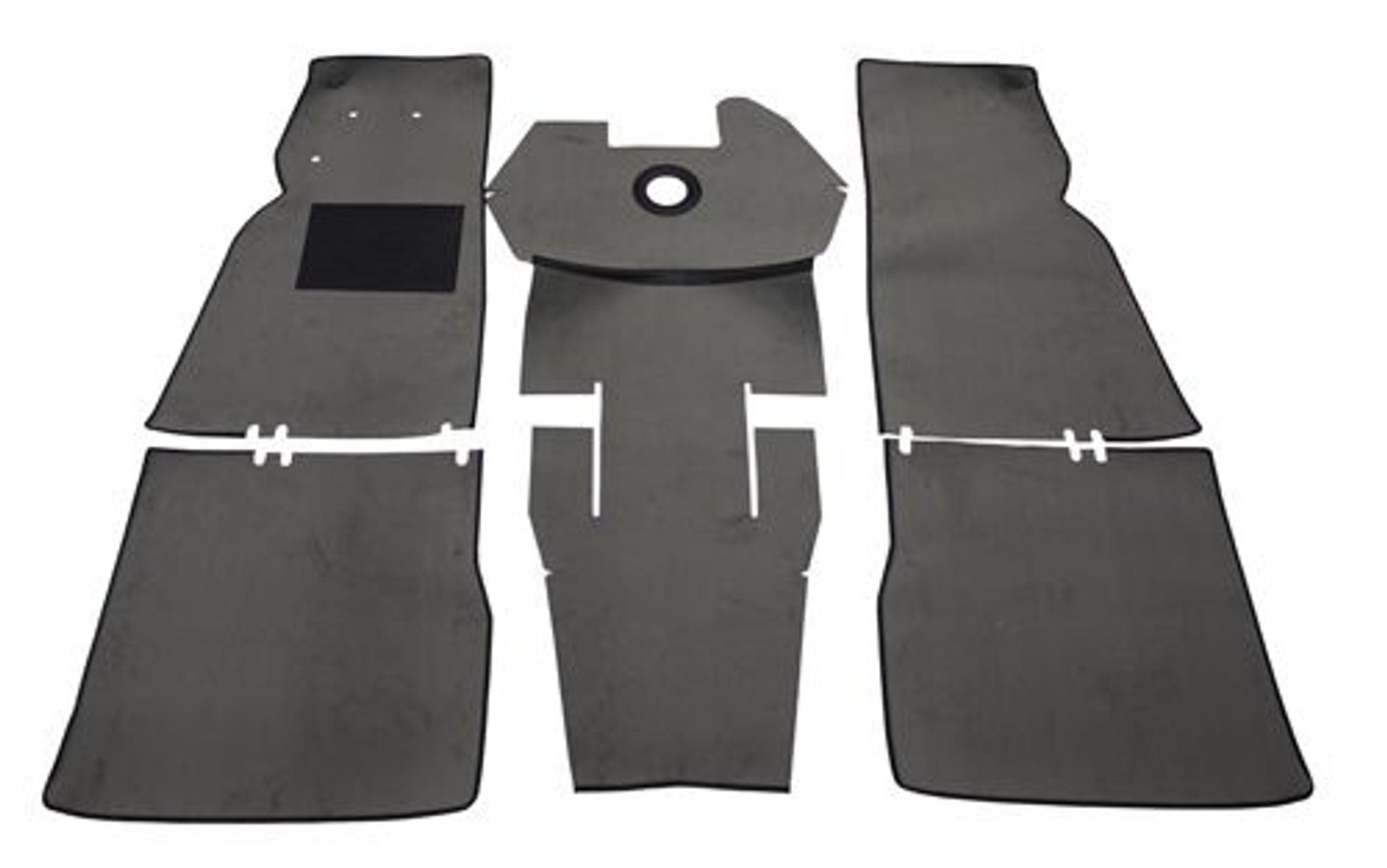 Tapijtset voor Volvo Duett 445, grijs textiel