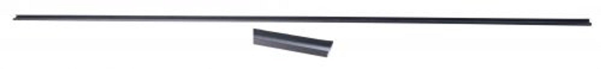 Metalen strip voor rubberstrip deur