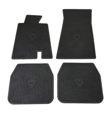 Mattenset Accessoires voor Volvo 164 1968-71, zwart rubber