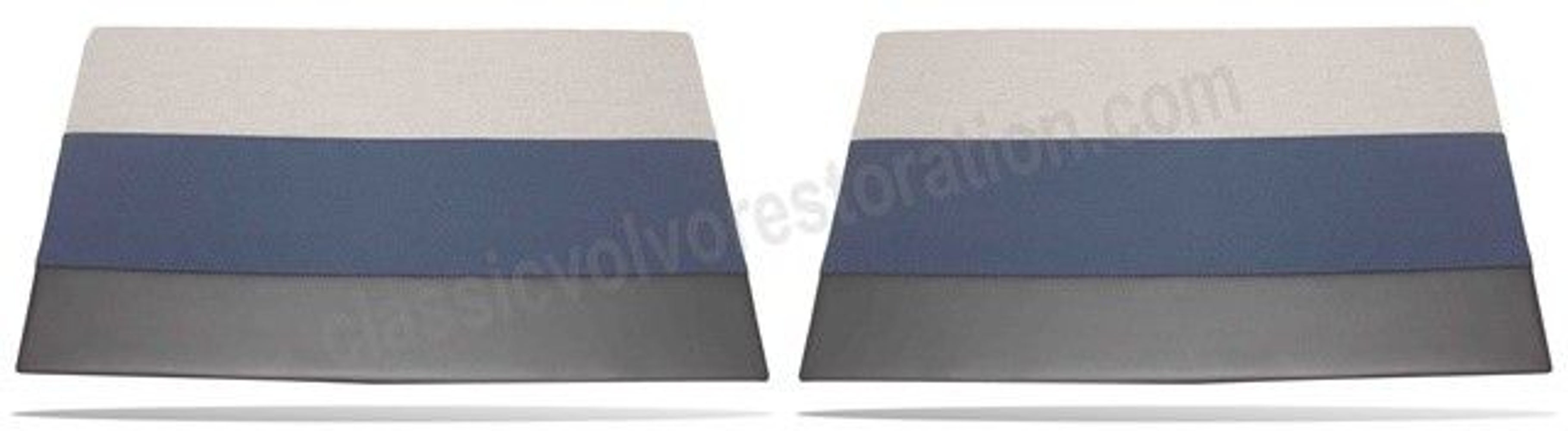 Deurpanelen voor Volvo Duett, 1958-1960, blauw/grijs.