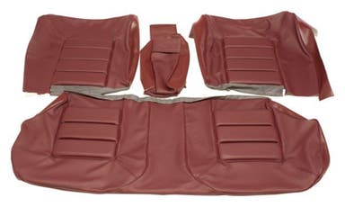 Achterbankbekleding voor Volvo 140GL, 164 1970-74 bordeauxrood ch 22323-