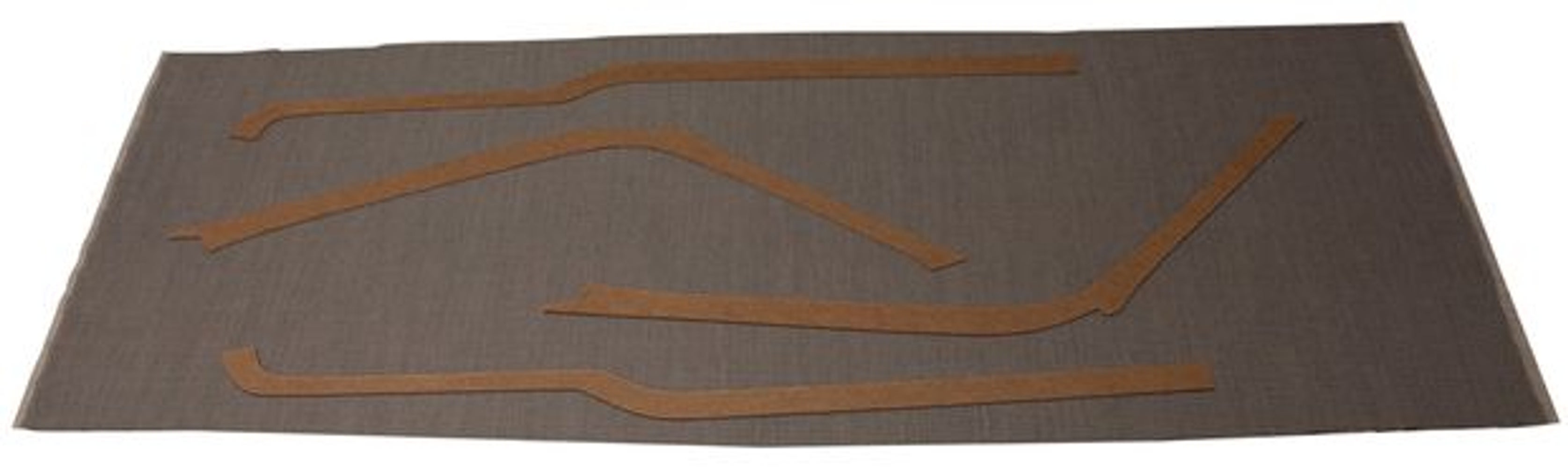 Paneelset B-stijl/boven de deur voor Volvo Duett 1958-60 grijs-zwart