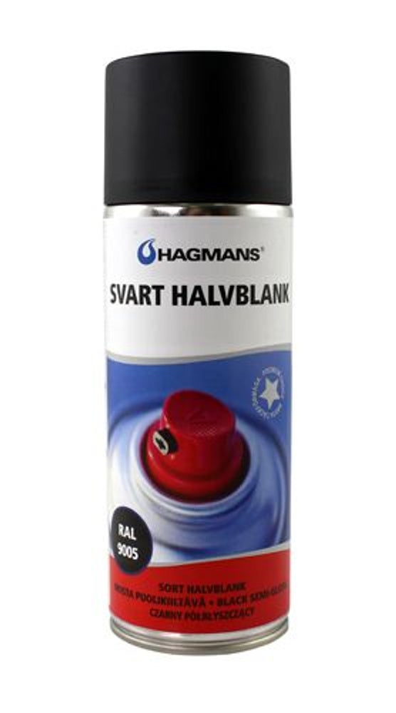 Lakzwart halfglans 400 ml spuitbus
