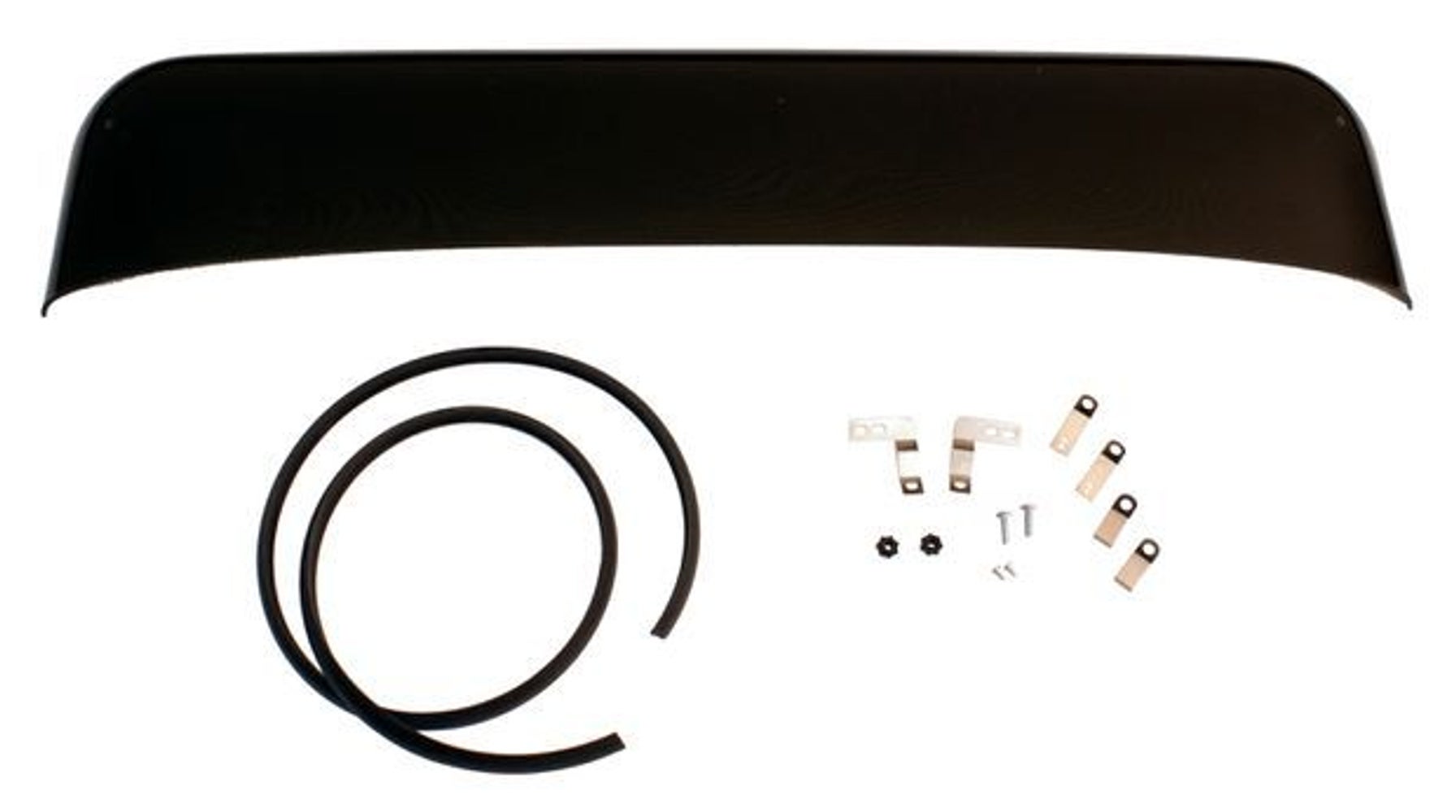 Winddeflector voor dakluik van 4 mm getint acrylglas