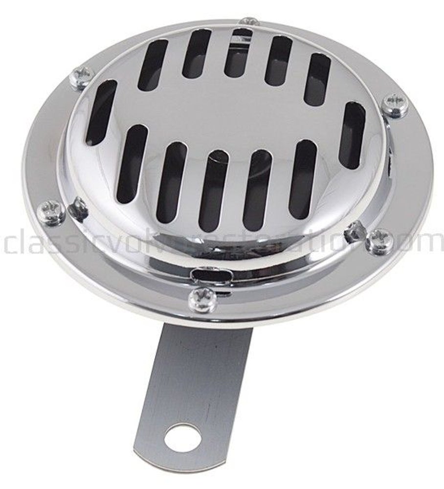 Claxon 12V 105 mm universeel chroom