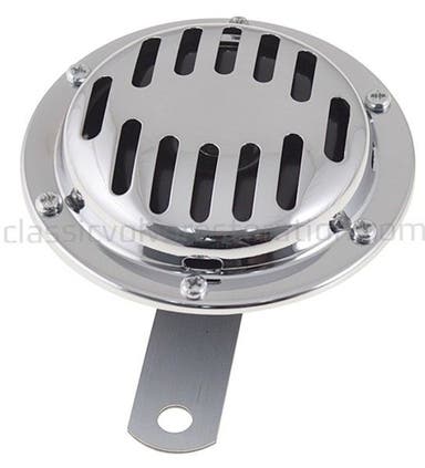 Claxon 12V 105 mm universeel chroom