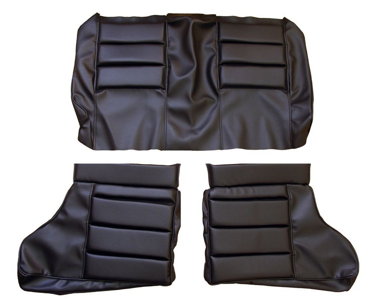 Bekleding achterbank voor Volvo 1800E, 1800ES, 1972-73, zwart