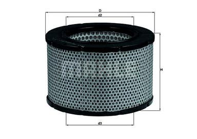 Mahle luchtfilterelement Volvo 1800 1970–1973