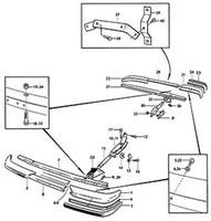 Bumper Zijstuk L.vo/R.ach