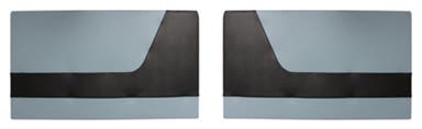 Deurpanelen voor Volvo Duett, 1957-58 VS blauw/zwart
