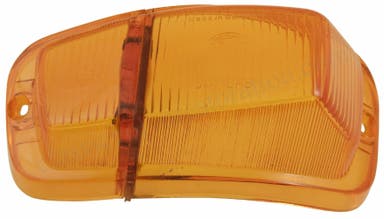 Knipperlichtglas voor Volvo Amazon, Amazon Kombi, geel/geel, links