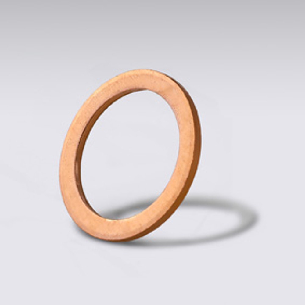 Koperen ring olieplug