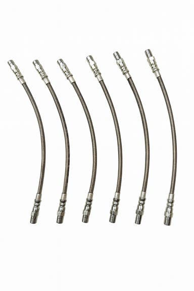Remslangenset voor Volvo 240 1978-1993, gevlochten metaal