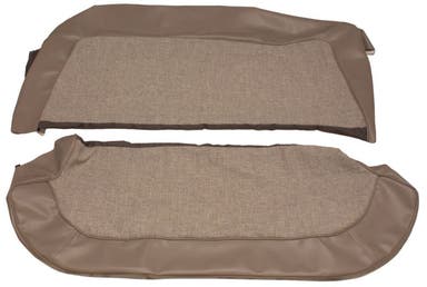 Bekleding achterbank voor Volvo Amazon 4d 1960-61 grijs/grijsbeige