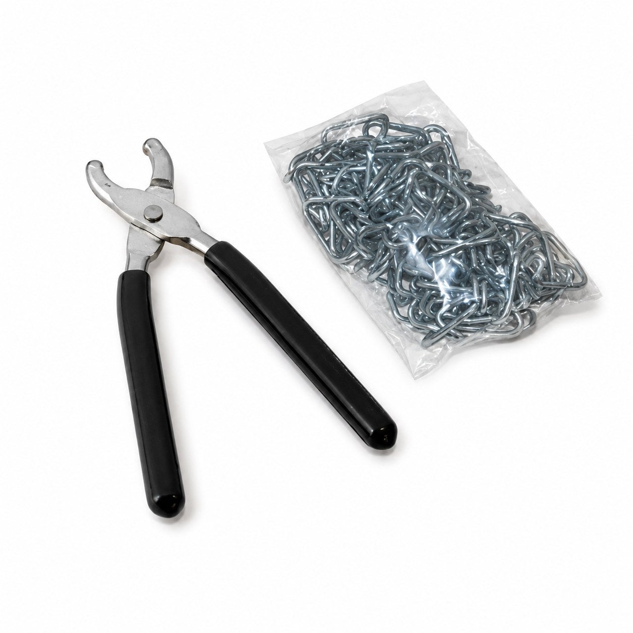 Tang met klemmen voor het monteren van bekleding (hogging)