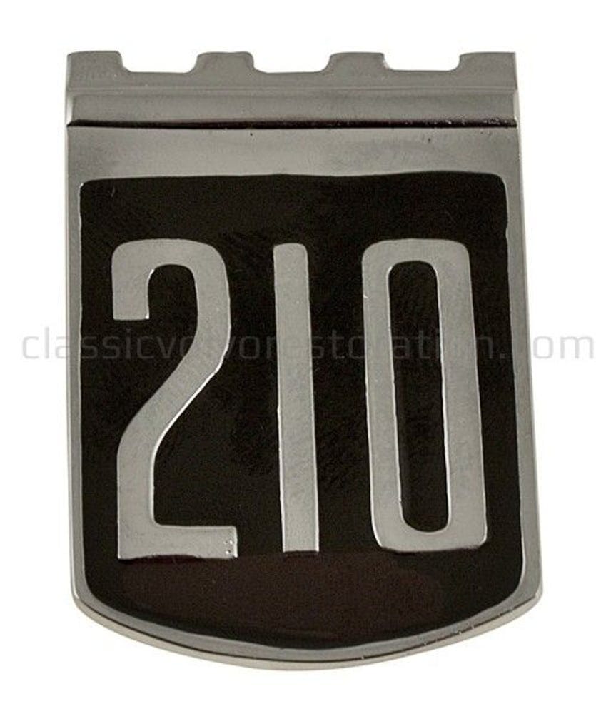 Embleem "Volvo 210" voor Volvo 210 1965-68 — bild 2 av 2