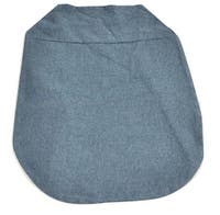 Bekleding voor de voorstoelen van een Volvo Amazon 4d uit 1959-1960, turquoise, met inklapbare onderdelen. — bild 2 av 2