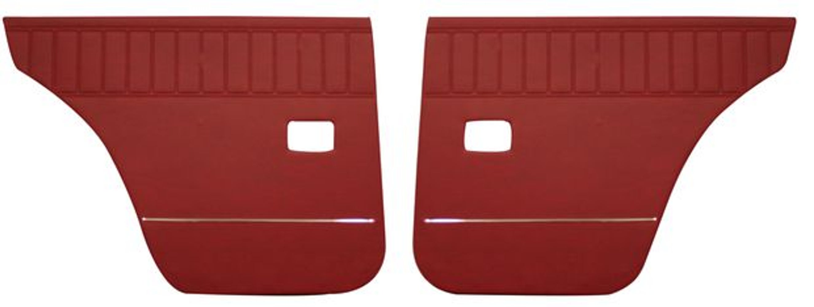 Achterportierpanelen voor Volvo Amazon 4d, Amazon Kombi 1967-68, rood