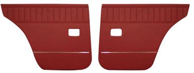 Achterportierpanelen voor Volvo Amazon 4d, Amazon Kombi 1967-68, rood