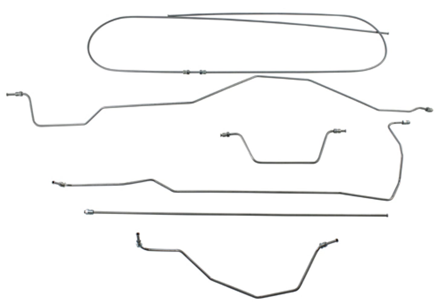 Remleidingset Volvo Duett 210 1958–1968 voorgebogen