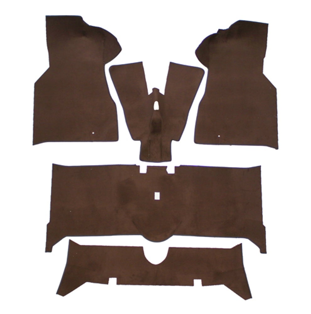 Tapijtset voor Volvo 140 1973-74, bruin textiel