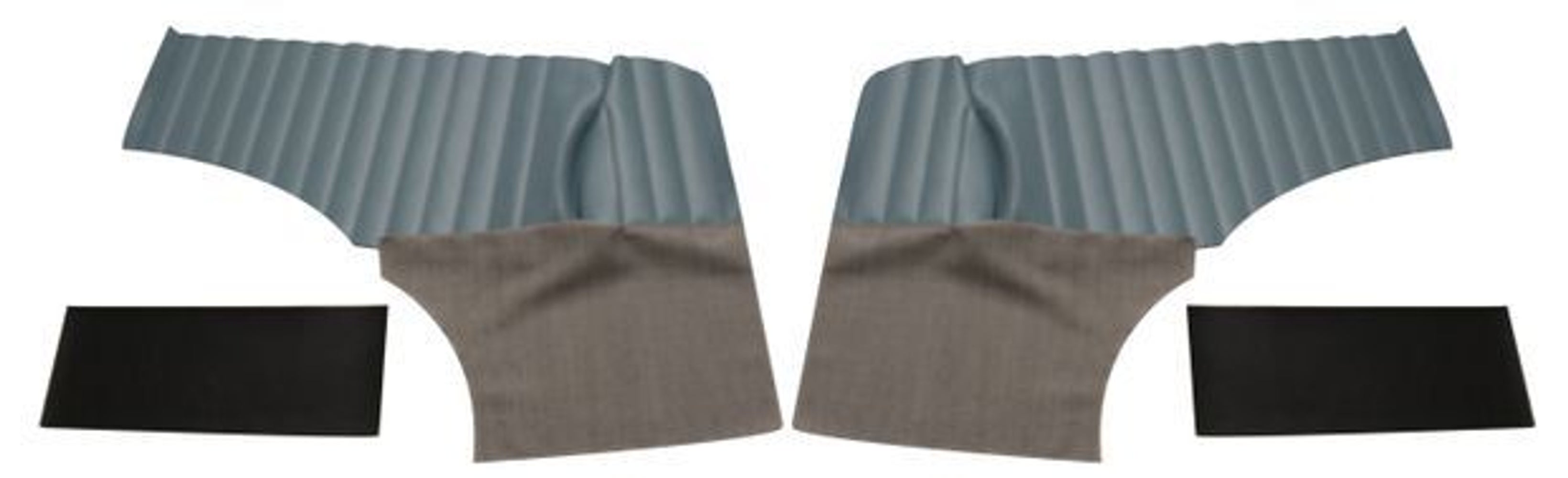 Achterpanelen voor Volvo PV544A 1958-60, blauw/grijs