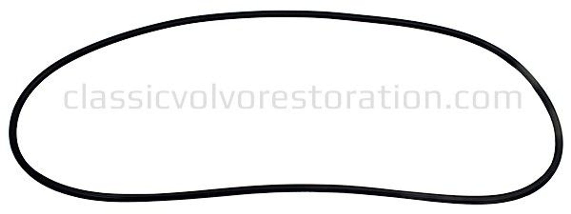 Rubberen afdichtingsstrip voor de voorruit van een Volvo PV444, Duett 1954-60 (niet aan elkaar gelijmd). — bild 2 av 2