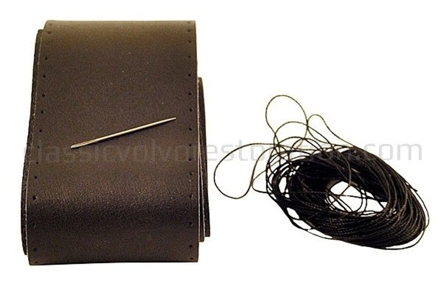 Stuurhoes zwart leer