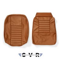 Bekleding voor de voorstoelen van een Volvo 1800S uit 1964-1969, bruin. — bild 1 av 2