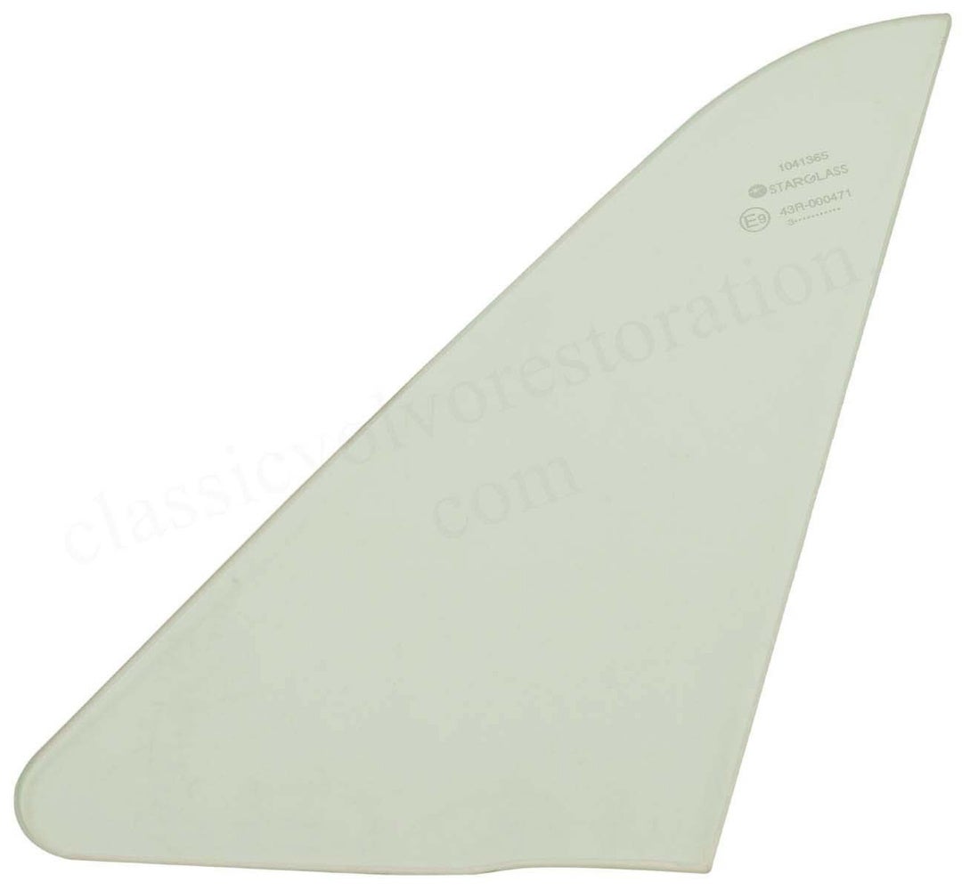 Groen ventilatieraam voor Volvo 1800S, 1800E, links