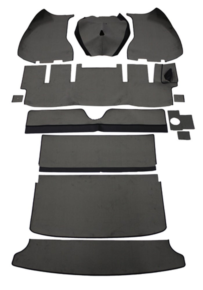 Tapijtset voor Volvo 1800E -71, grijs (rechtsgestuurd)
