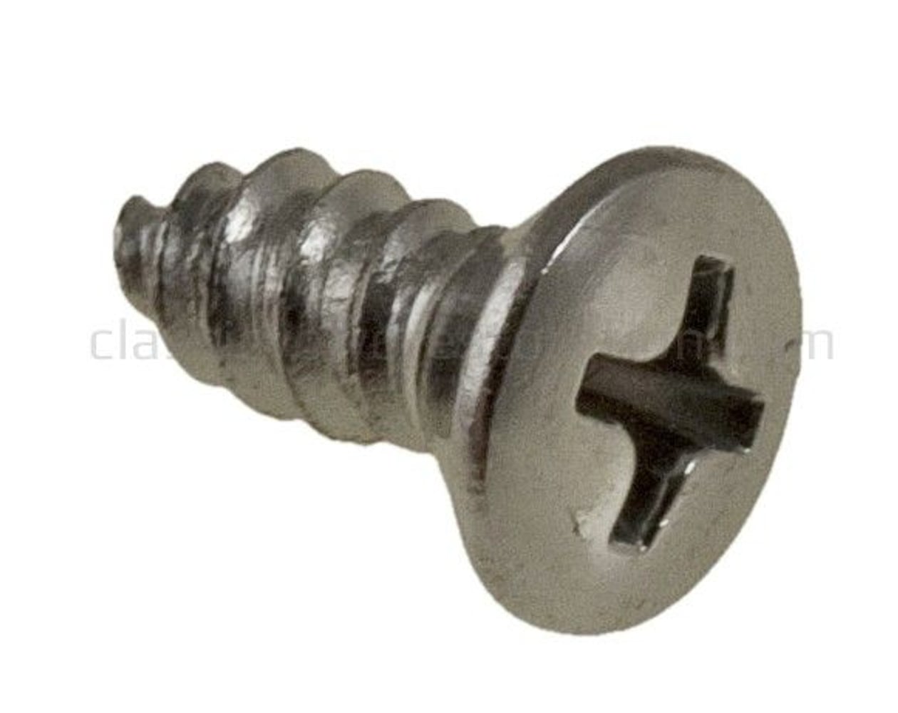 Schroef zonneklep verchroomd