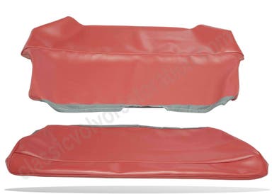 Achterbankbekleding voor Volvo PV544 1962-63 rood Export