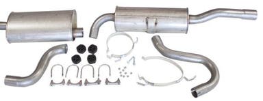 Uitlaatsysteem vanaf de katalysator – voor auto's met starre achteras – Volvo 740, 760, 960, 1982–1998 Engelska: Exh