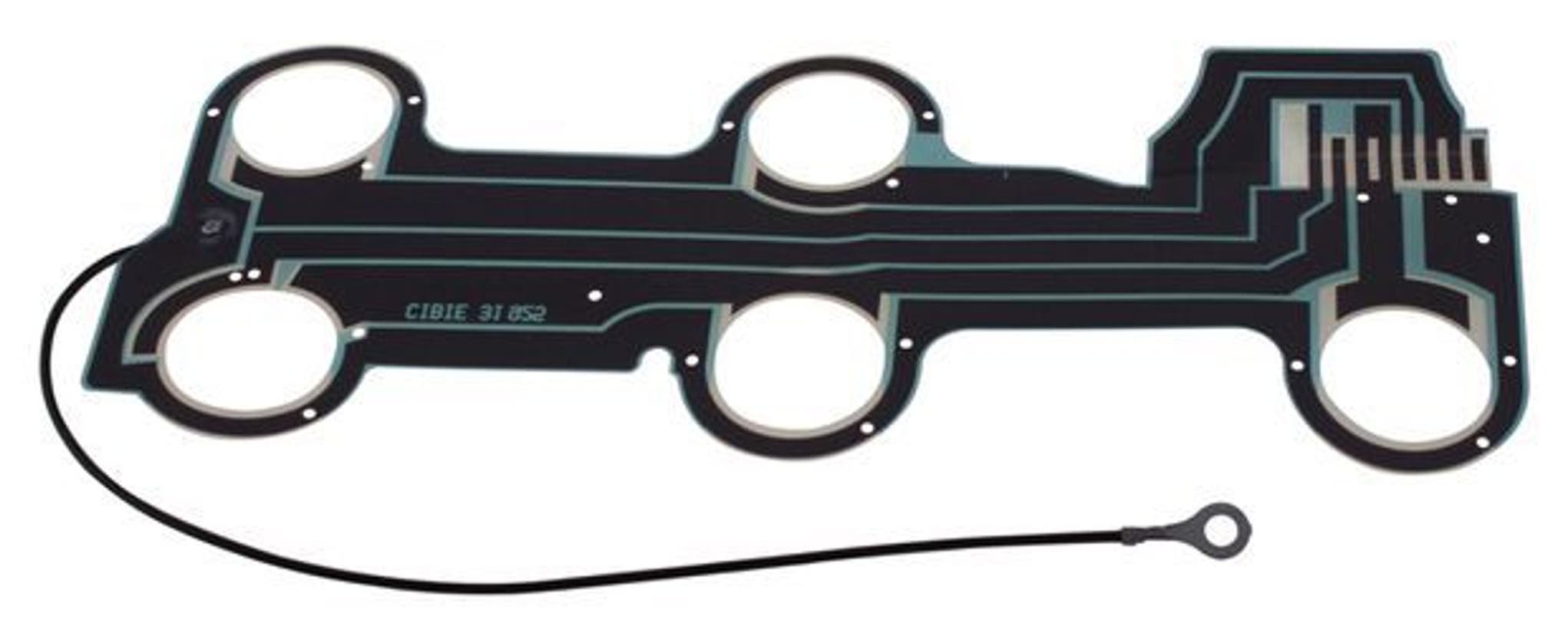 Printplaat achter links