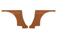 Achterpanelen voor Volvo 1800S 1964-68 bruin — bild 1 av 3