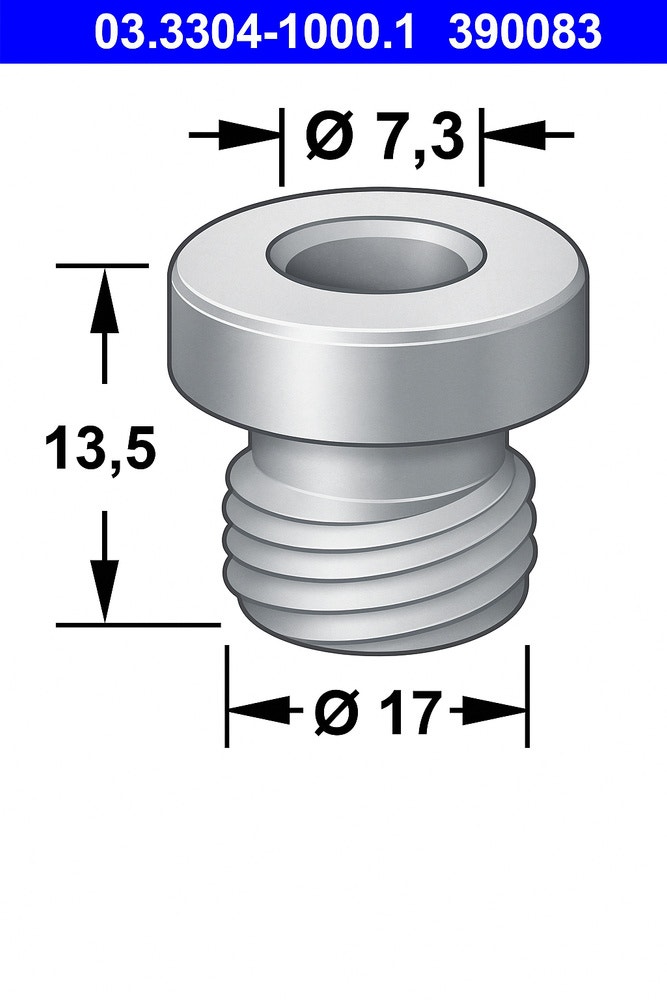 Doorvoer hoofdcilinder 2-circuit