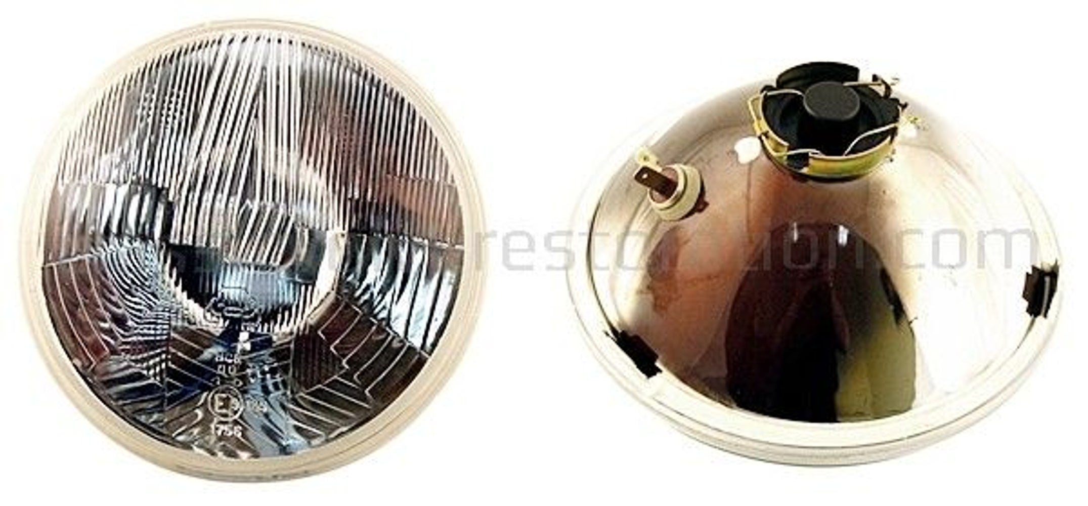 Koplampinzetstuk met parkeerlicht voor H4 6V/12V 7" voor Volvo Duett, 1961-66
