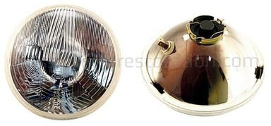 Koplampinzetstuk met parkeerlicht voor H4 6V/12V 7" voor Volvo Duett, 1961-66