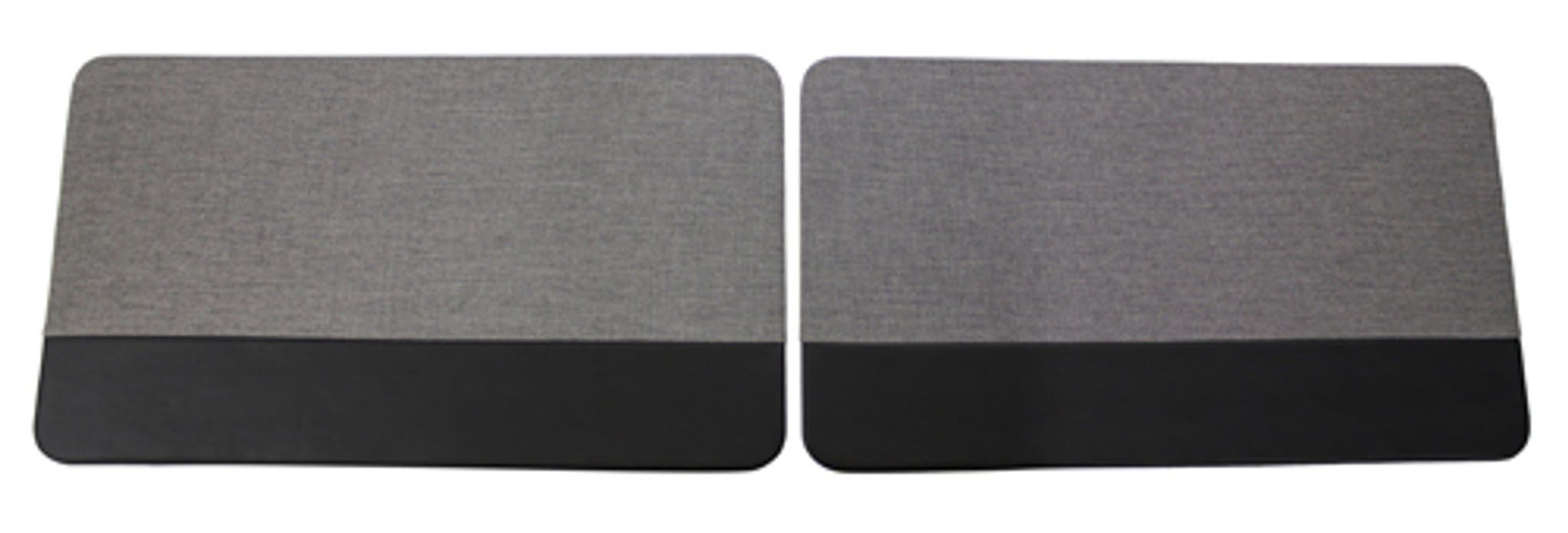 Deurpaneel grijs/zwart