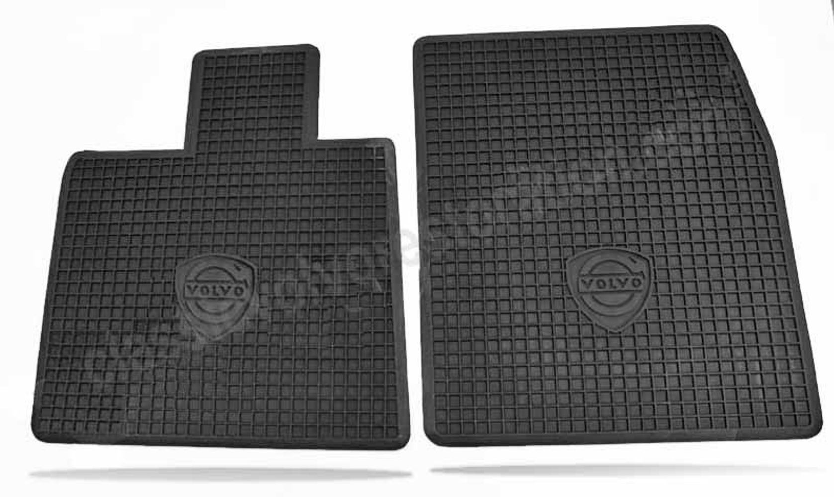 Mattenset accessoires voor Volvo 1800 1961-69, zwart rubber