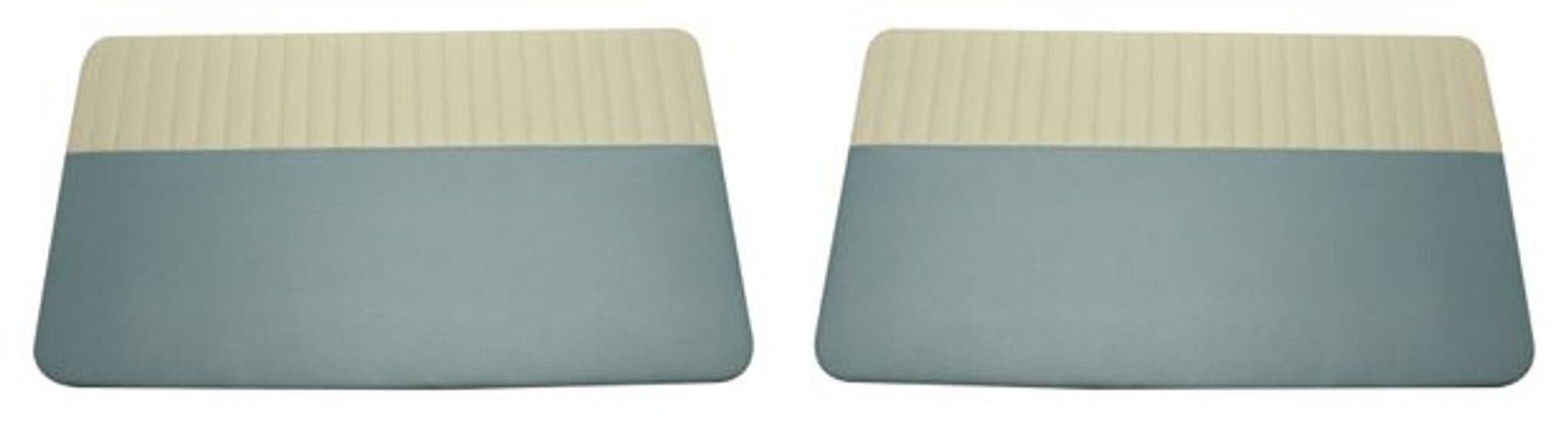 Deurpaneel US blauw/beige