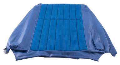Bekleding voor de voorste rugleuning van een Volvo 240, 260 - 1978, middenblauw