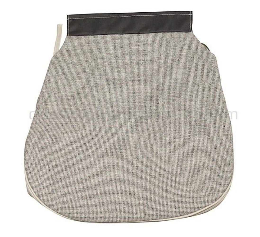 Bekleding voor de voorstoelen van een Volvo Amazon 4d uit 1959-1960, grijs/wit. — bild 2 av 2