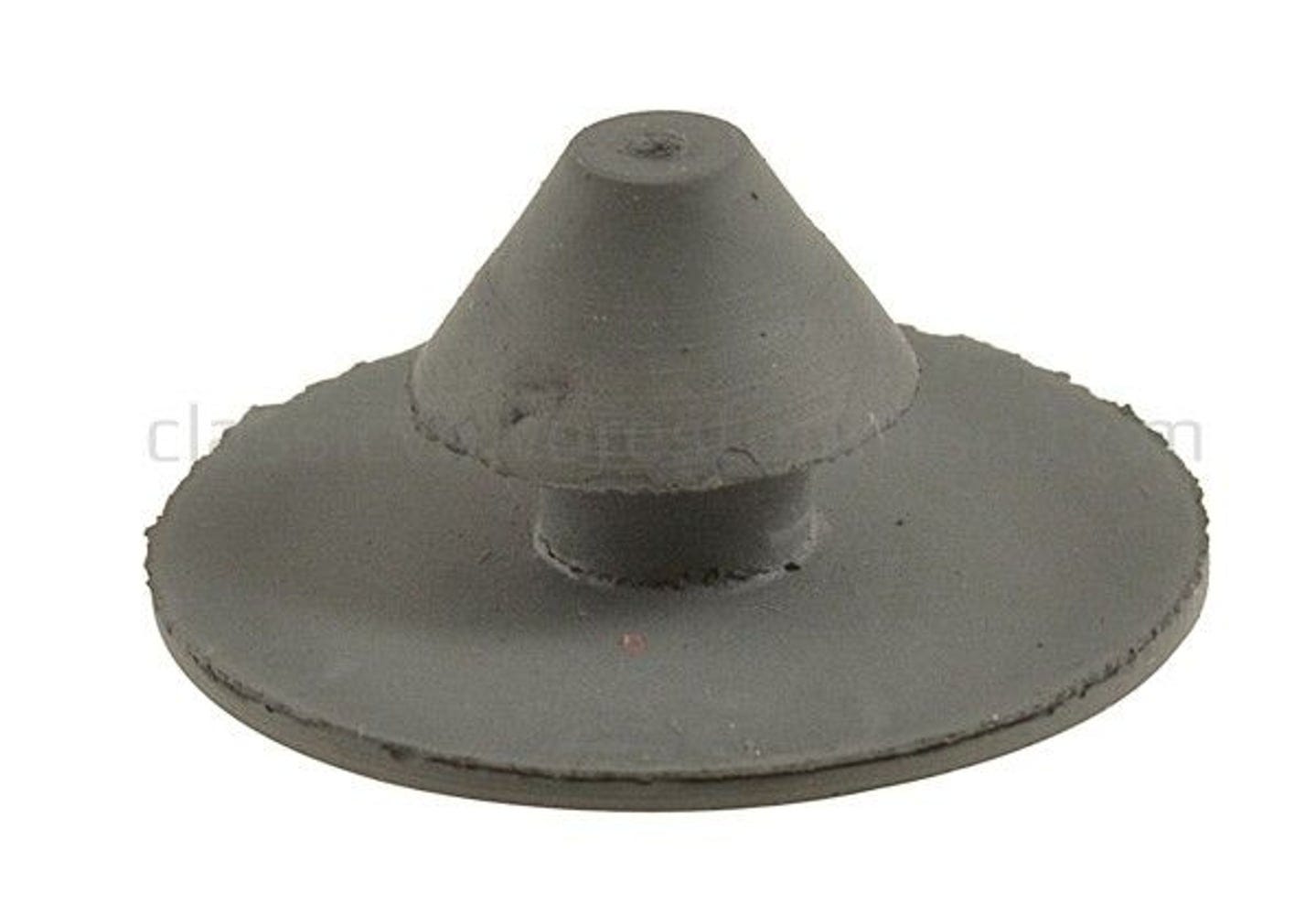 Rubberen knop torpedo vilt voor Volvo Amazon grijs — bild 2 av 2