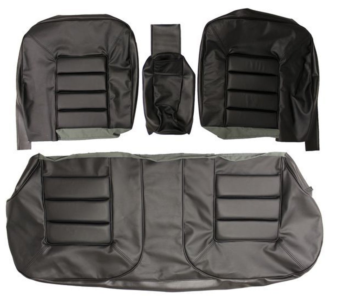 Achterbankbekleding voor Volvo 140, 164 1971- zwart ch 22323-