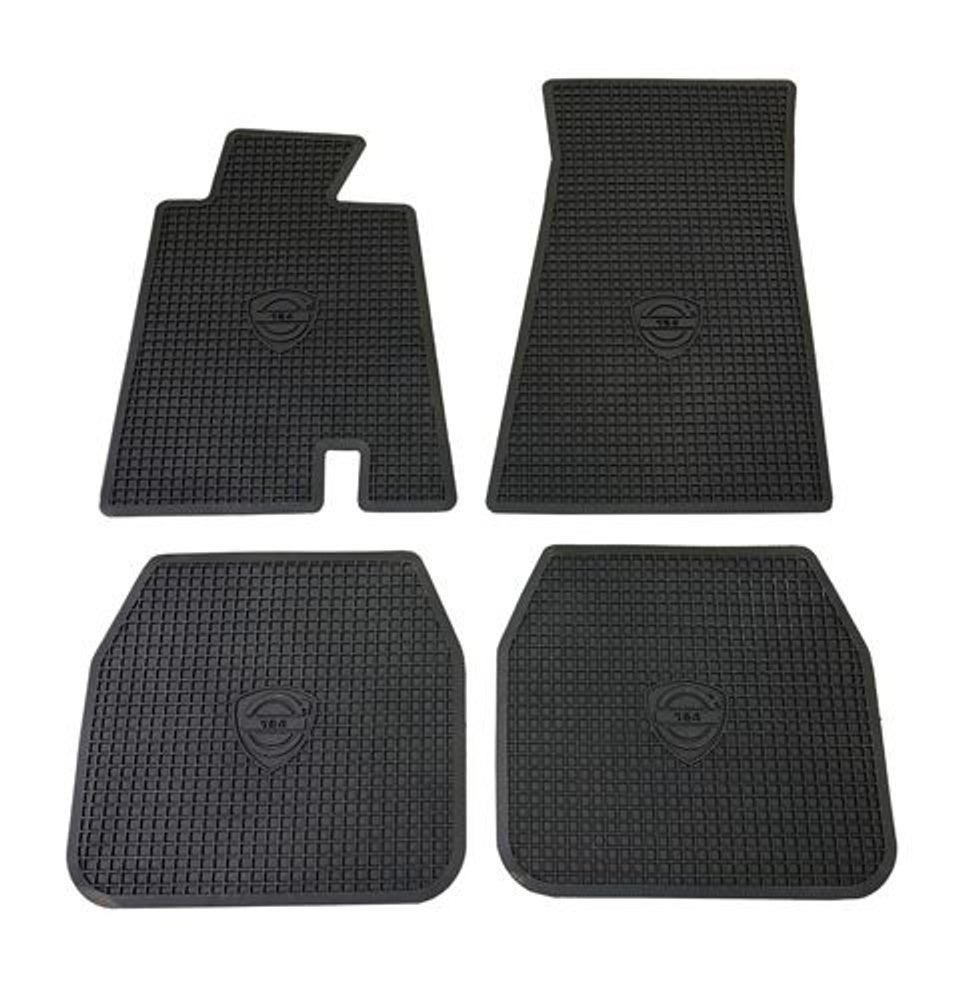 Mattenset accessoires voor Volvo 164 1972, zwart rubber