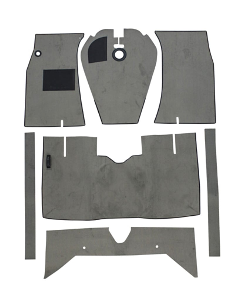 Tapijtset voor Volvo Amazon 1965-70, grijs textiel