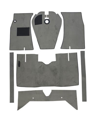 Tapijtset voor Volvo Amazon 1965-70, grijs textiel