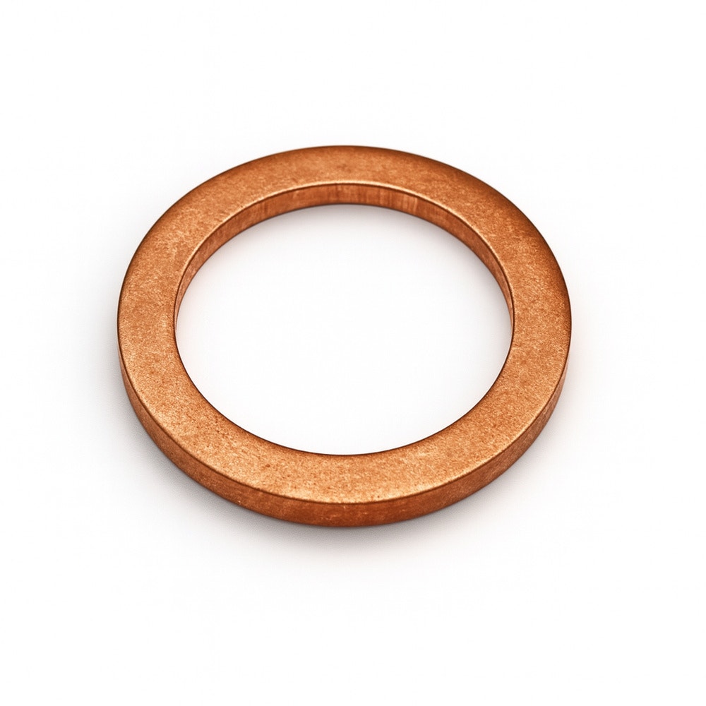 Koperen ring 10x14,5 remslang